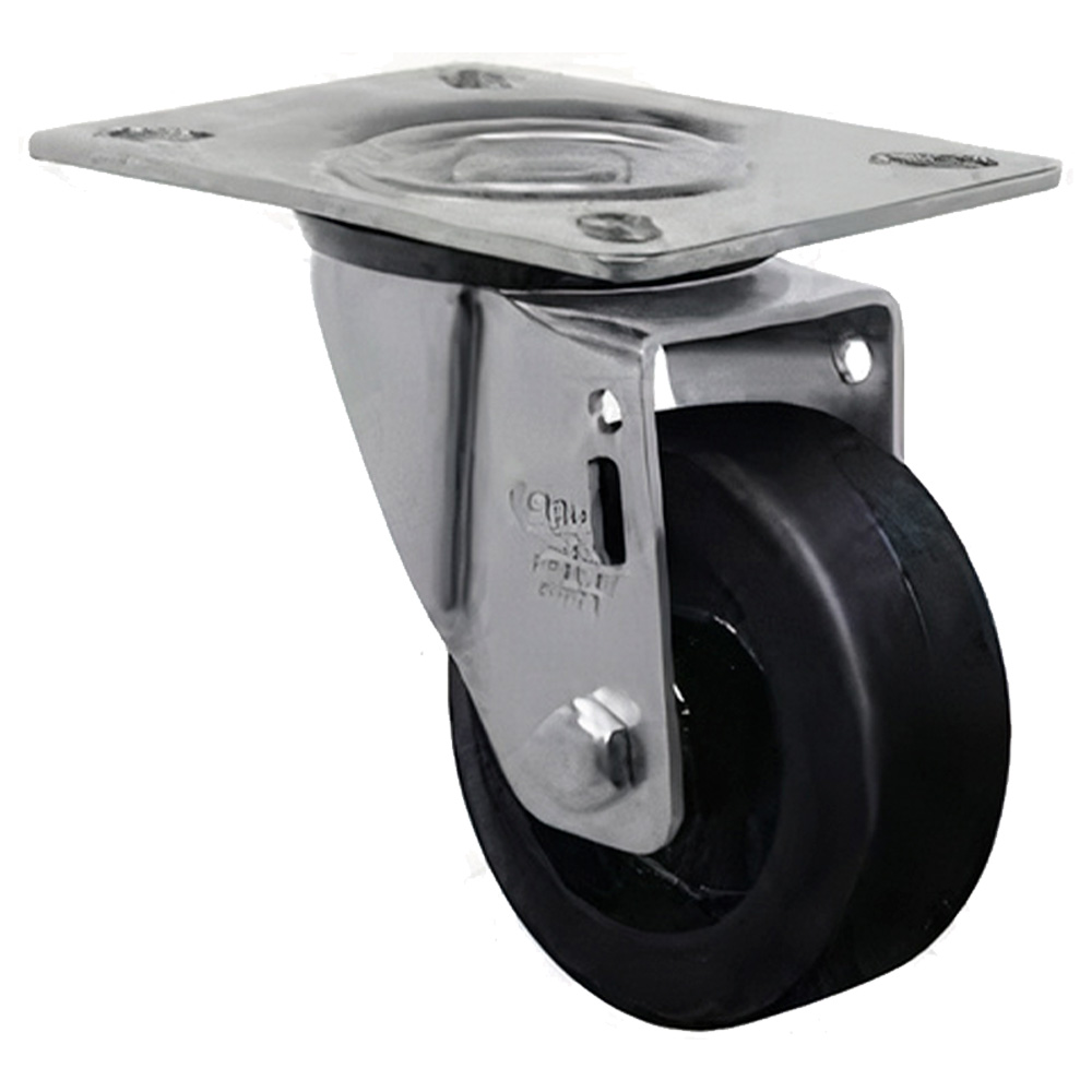 Rodizio 3 Polegada Giratório Com Placa 60kg Gl312 BN SCHIOPPA