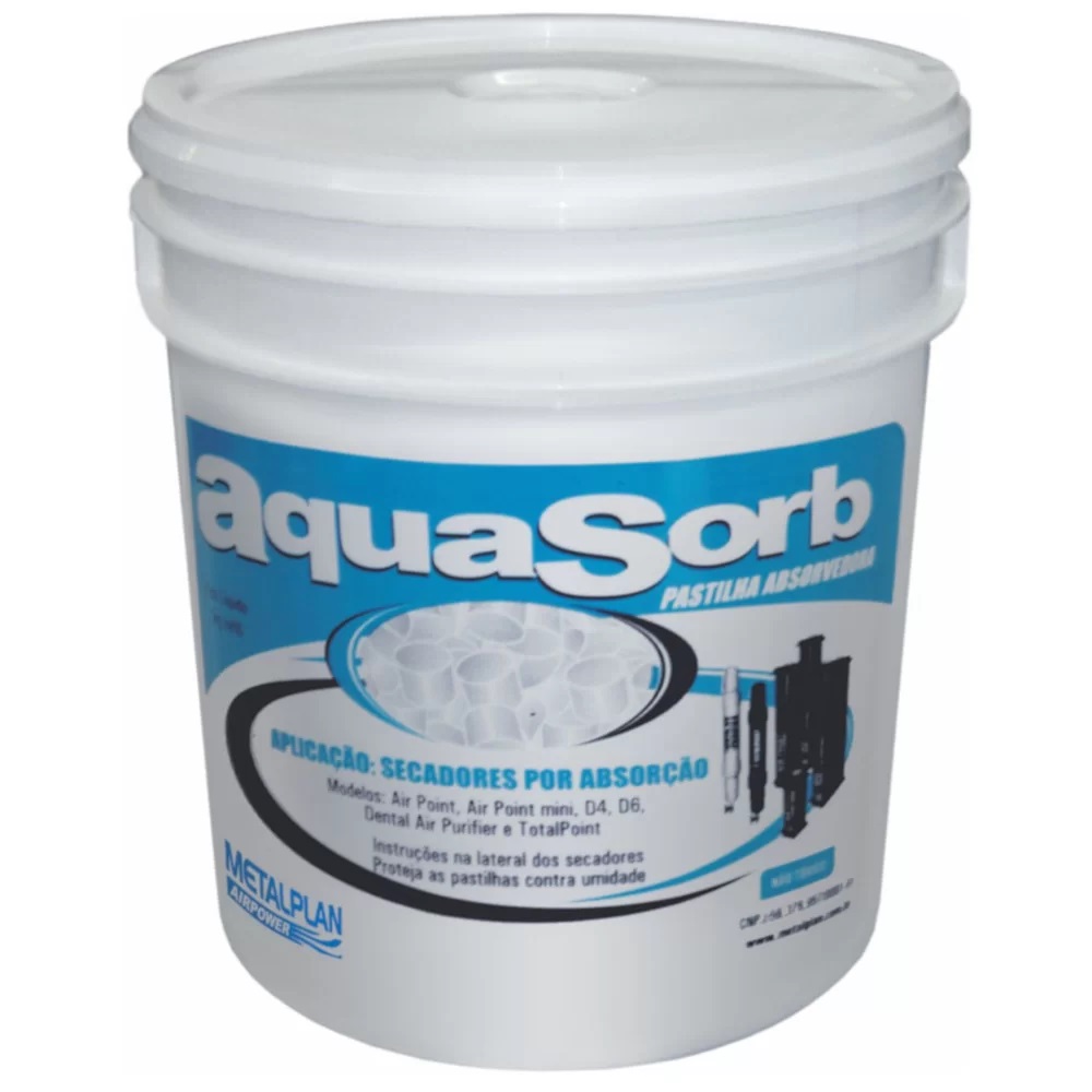 Refil AquaSorb para Secadores de Ar por Absorção Balde 3