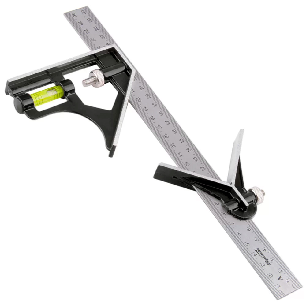 Esquadro Combinado com Nível 90° 30cm 3236755 SPARTA