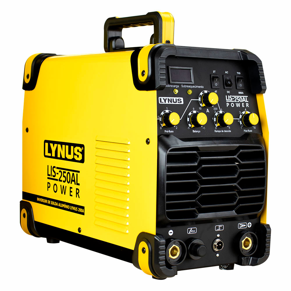 Solda Tig e Inversora para Alumínio 200A LIS 250AL POWER 11022.6 LYNUS   