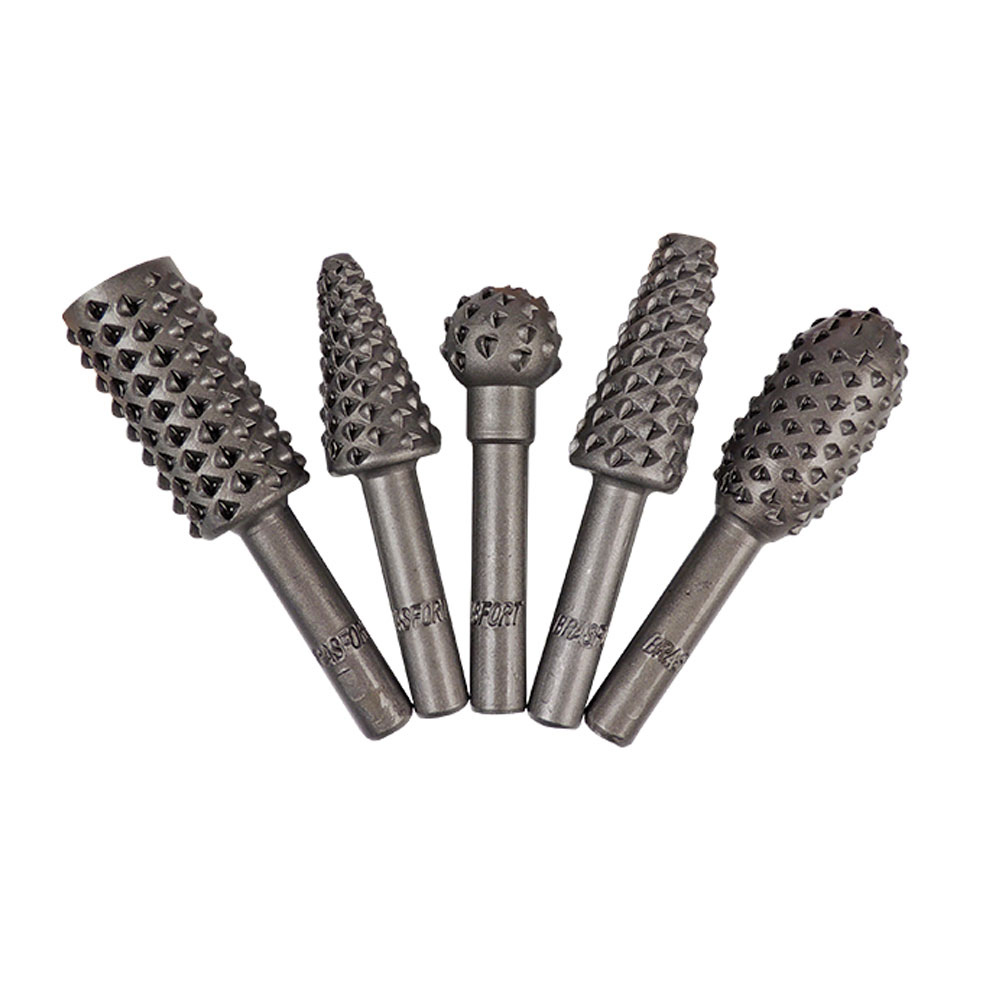 Jogo de Lima Rotativa para Madeira 1/4 POL com 5 Peças 7917 BRASFORT