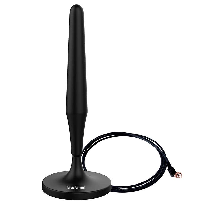 Antena Digital Interna Portátil Omnidirecional SHD-500 BRASFORMA