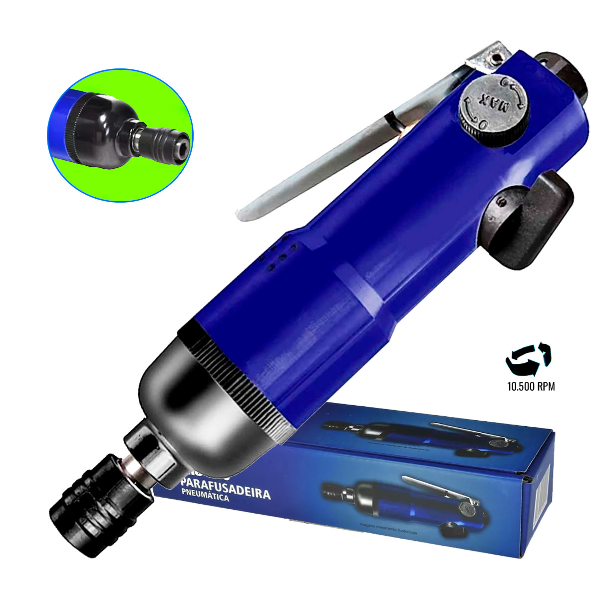 Parafusadeira Pneumática Reta 3KGFM PRO-803 PDR By LDR2