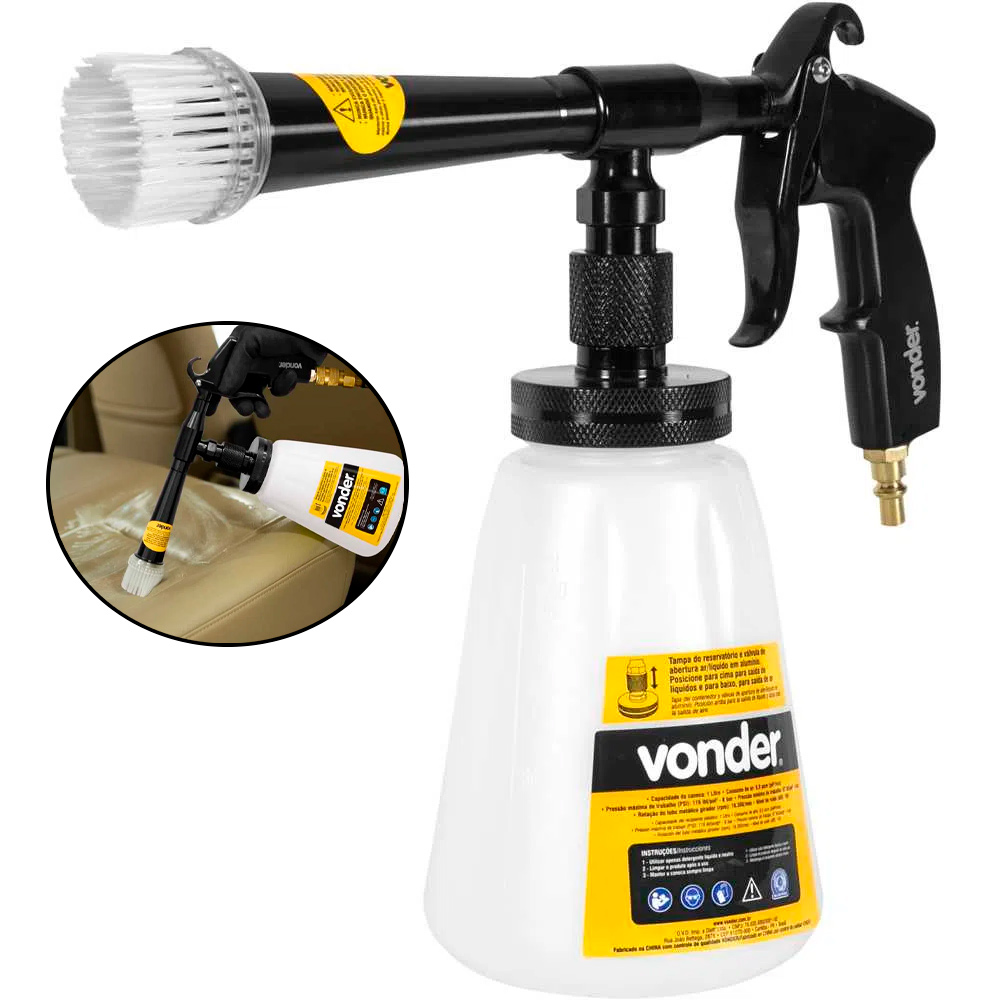 Pistola Pneumática Tornador 1 Litro com Rolamento 6220800000 VONDER