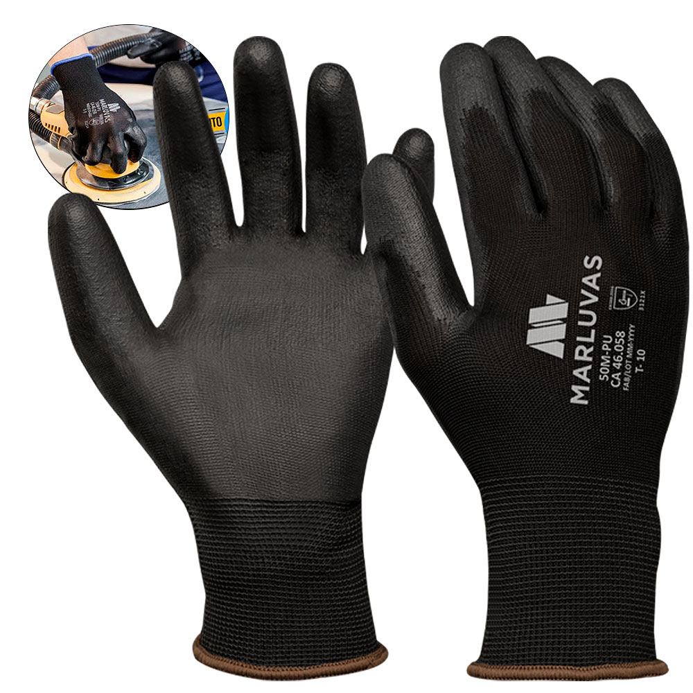 Luva Supertato Multiuso Multi M PU 801008 MARLUVAS