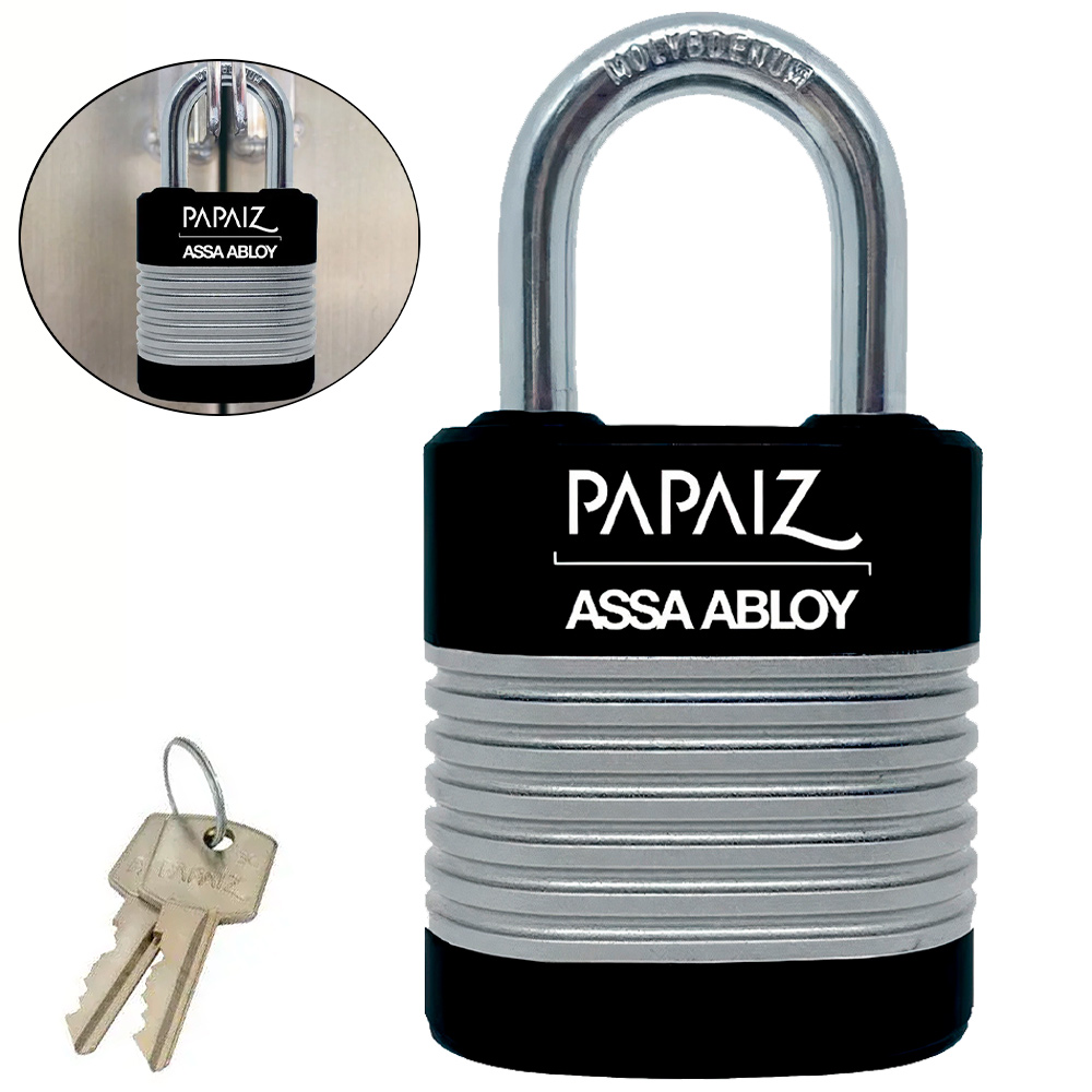 Cadeado de Aço Laminado Com Capa de Alta Proteção nº 40 01148401SM PAPAIZ