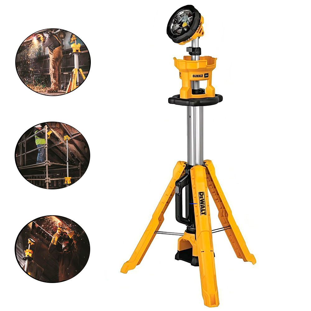 Torre de Iluminação Multiuso Telescópica 20V MAX sem Bateria e sem Carregador DCL079B DEWALT