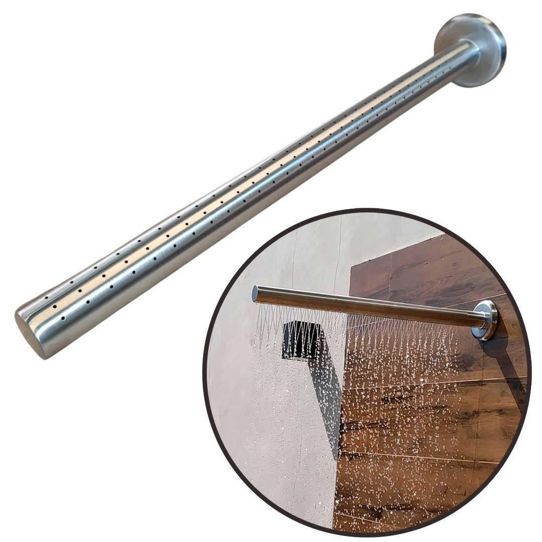 Ducha Inox Cortina 60 CM EVALD