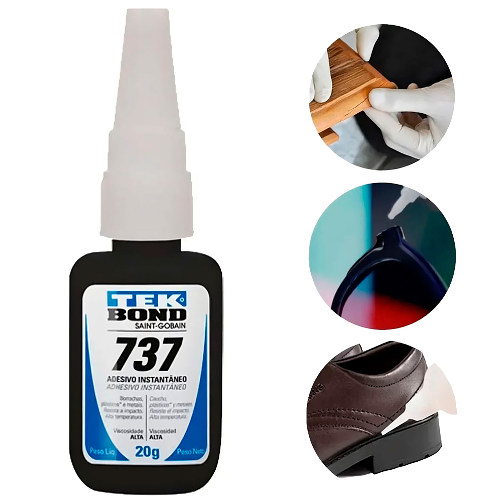Adesivo Instântaneo 737 20 Gramas 20531002804 TEKBOND