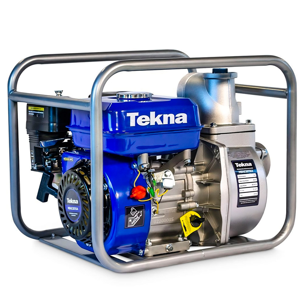 Motobomba à Gasolina Motor 4 Tempos 6.5 HP Auto Escorvante MBAE30TK4 TEKNA