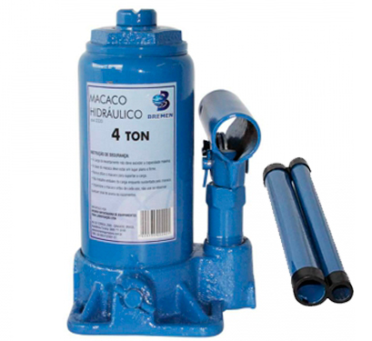 Macaco Hidráulico Tipo Garrafa  4 Toneladas 2220 BREMEN