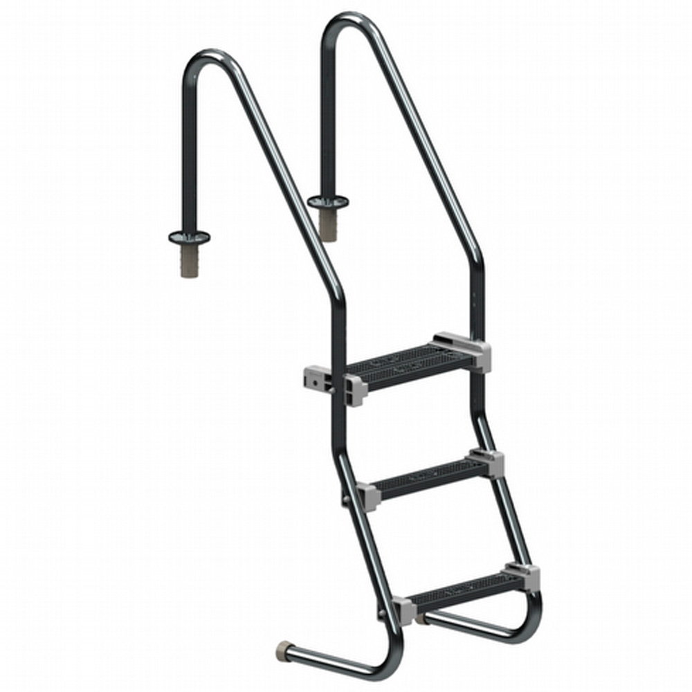 Escada em Aço Inox Comfort Home 1 1/2 Polegada 024412 SODRAMAR