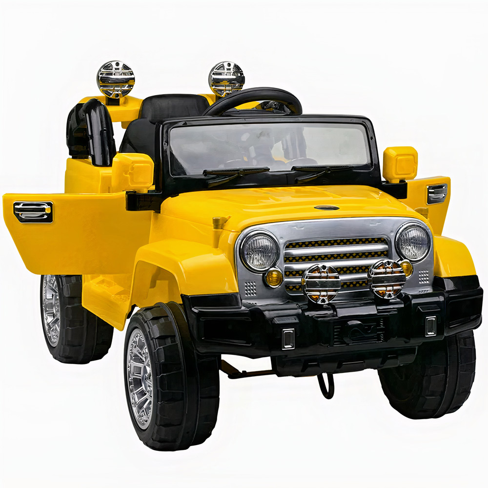 Carro Elétrico Infantil Jipe Trilha 12V Amarelo com Controle 927600 BEL