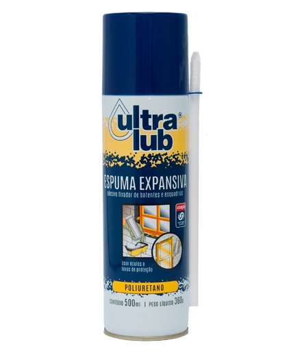 Espuma Expansiva Poliuretano 500ml 300gr 5A1PU7626 ULTRALUB