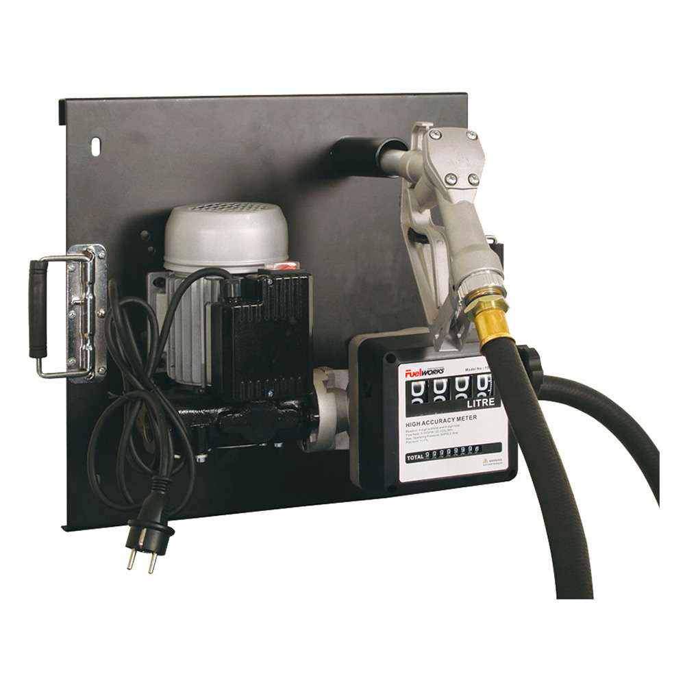 Bomba kit para Óleo Diesel 120L/MIN 230V com Bico. Mangueira e Medidor 47141 BREMEN