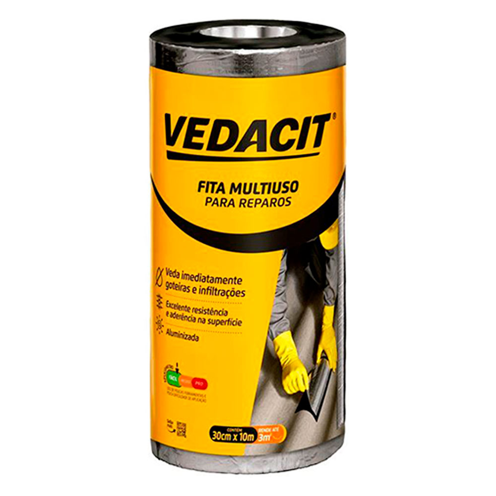 Fita Multiuso Autoadesiva Vedacit 30cm 121820 OTTO