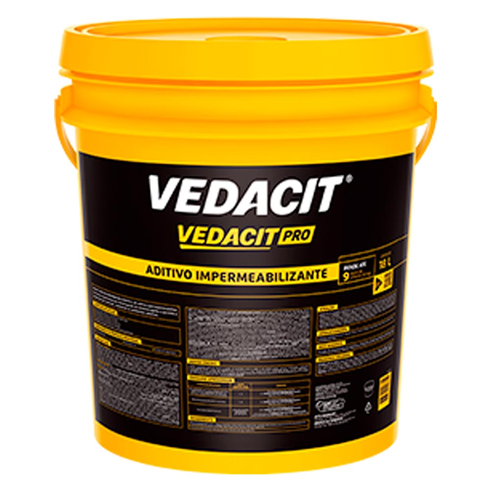 Aditivo Impermeabilizante Para Argamassas Vedacit 18 Litros 112484 OTTO