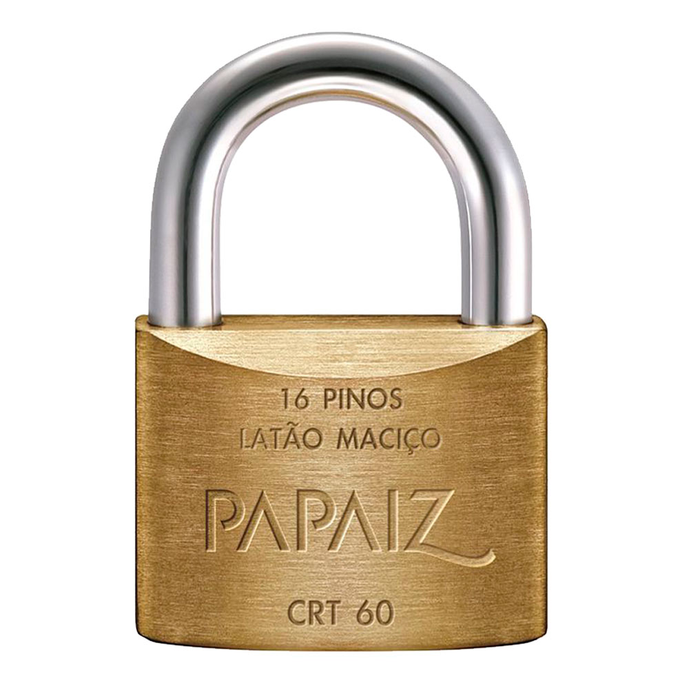 Cadeado Com Chave Tetra Crt60 01016020CX PAPAIZ