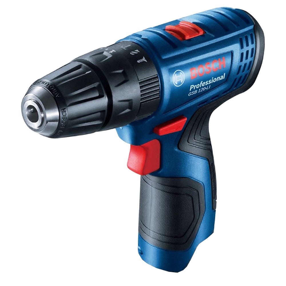 Parafusadeira Furadeira à Bateria 12V GSB 120-LI com Impacto sem Bateria e Sem Carregador BOSCH