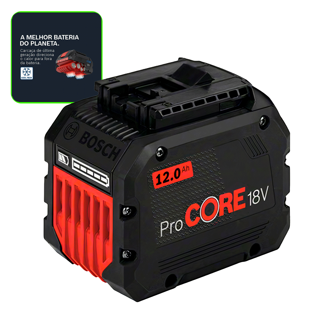 Bateria 12 AH 18V ProCORE LI-ION 1600A016GU000 BOSCH