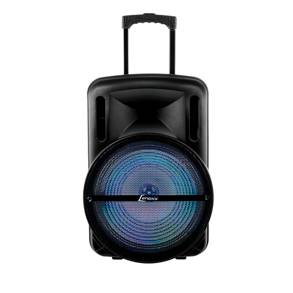Caixa Amplificada 500W Woofer 15" BTH FM LED Bateria Bivolt CA350 LENOXX 
