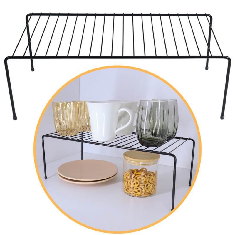 Organizador de Armários Viena Grande em Aço Preto 990507 BEL