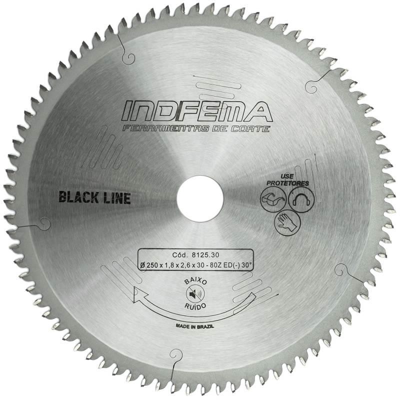 Disco de Serra Circular de Widea HW 10 POL 250 MM 80 Dentes para MDF 8125.30 INDFEMA