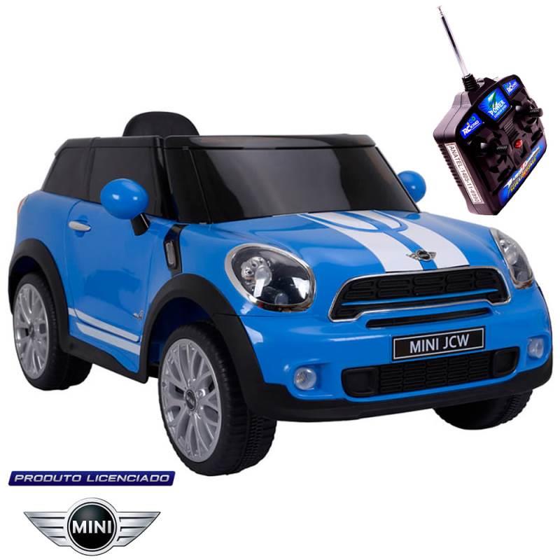 Carro Elétrico Infantil Paceman Azul c/ MP3 e Controle Remoto 935002 BEL