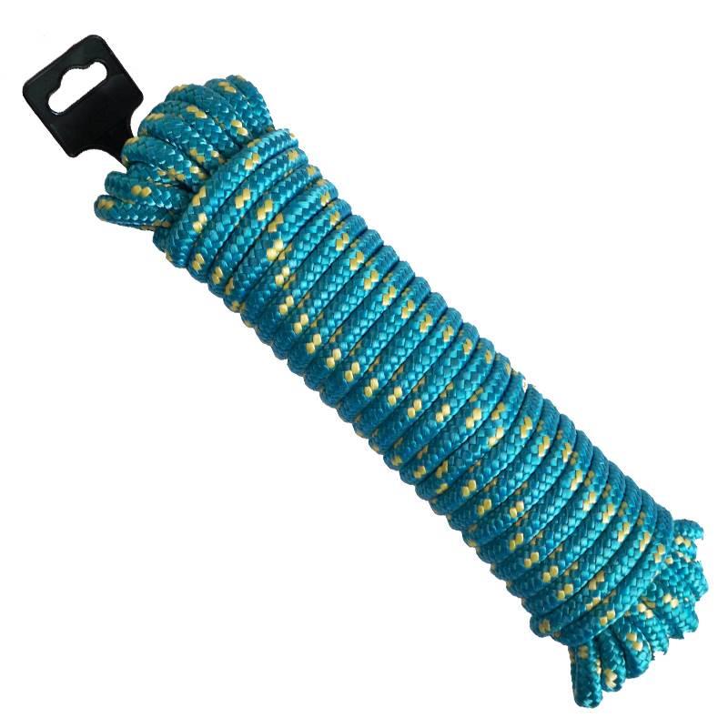 Corda de Seda Poliéster Trançada 10 MM x 15 Metros - Várias Cores - ARTEPLAS