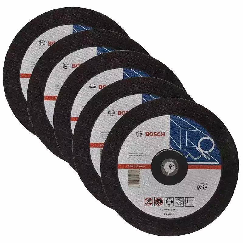 Disco de Corte 12 POL para Ferro Furo 3/4 POL Expert com 5 Unidades BOSCH