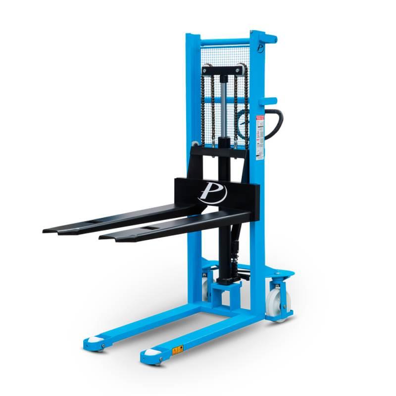 Empilhadeira Hidráulica Manual 1 TON Elevação 1.6M Garfo 560 MM LM-1016 PALETRANS