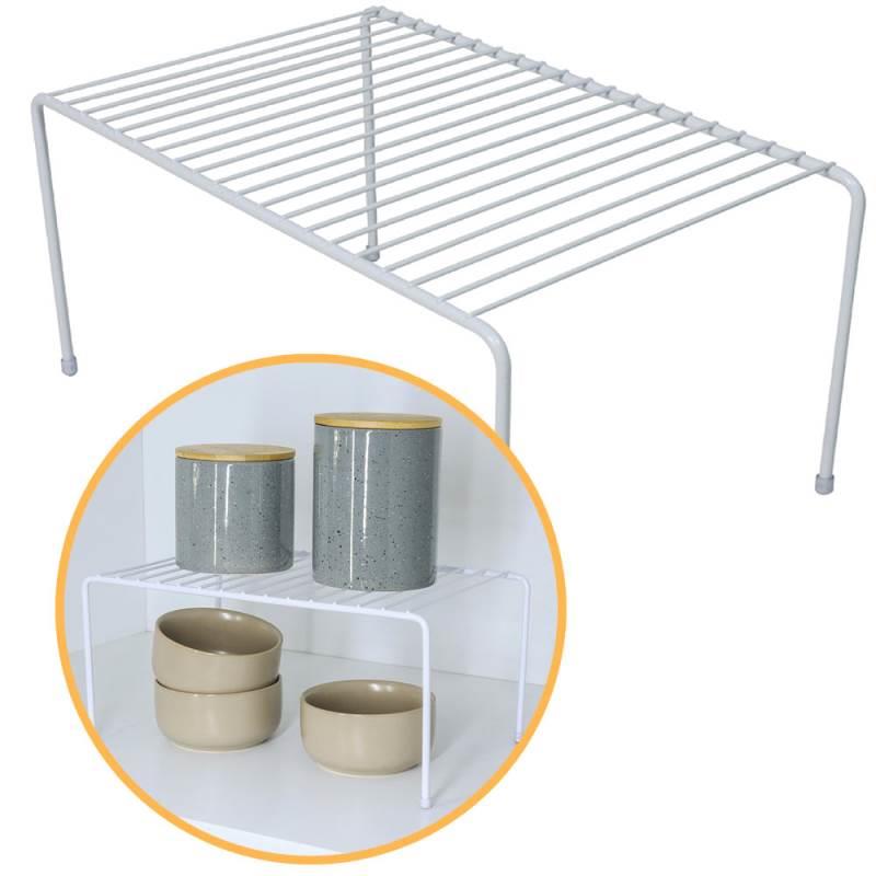 Organizador de Armários Viena Médio em Aço Branco 990401 BEL