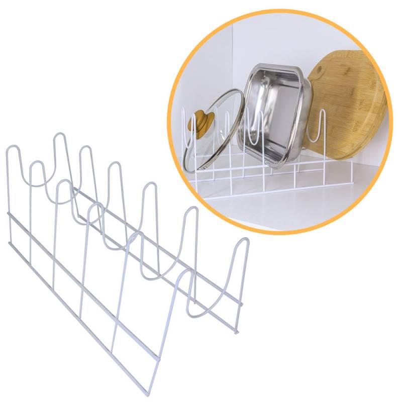 Suporte Porta Tampas e Travessas Viena Branco 990201 BEL