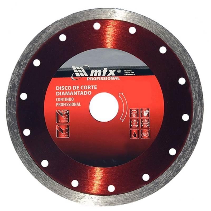 Disco de Corte Diamantado 9 POL 230 x 25.4 MM Corte Molhado Contínuo 731929 MTX
