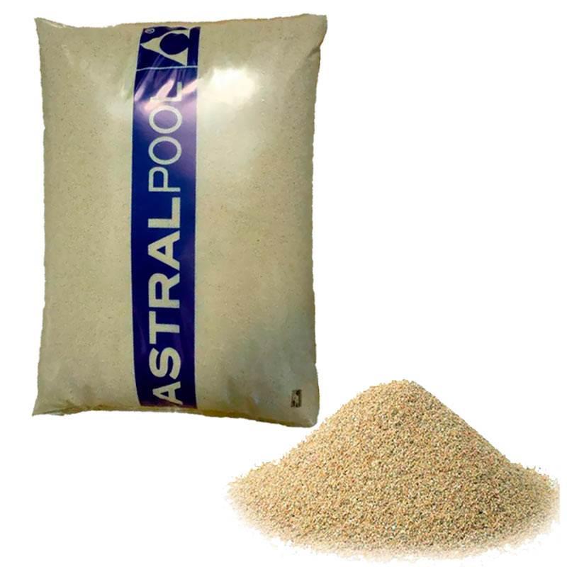 Areia Filtrante 25 KG para Filtro de Piscinas FLUIDRA