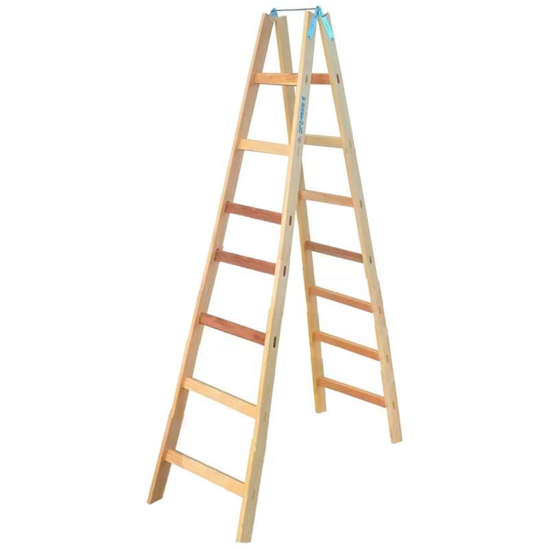 Escada de Madeira Pintor 4.10 Metros com 14 Degraus PM14 BERTOLO