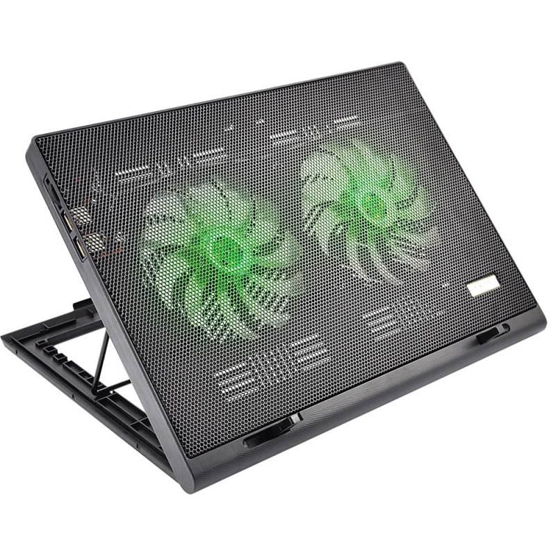 Cooler para Notebook Power Game LED Verde Luminoso AC267 MULTILASER