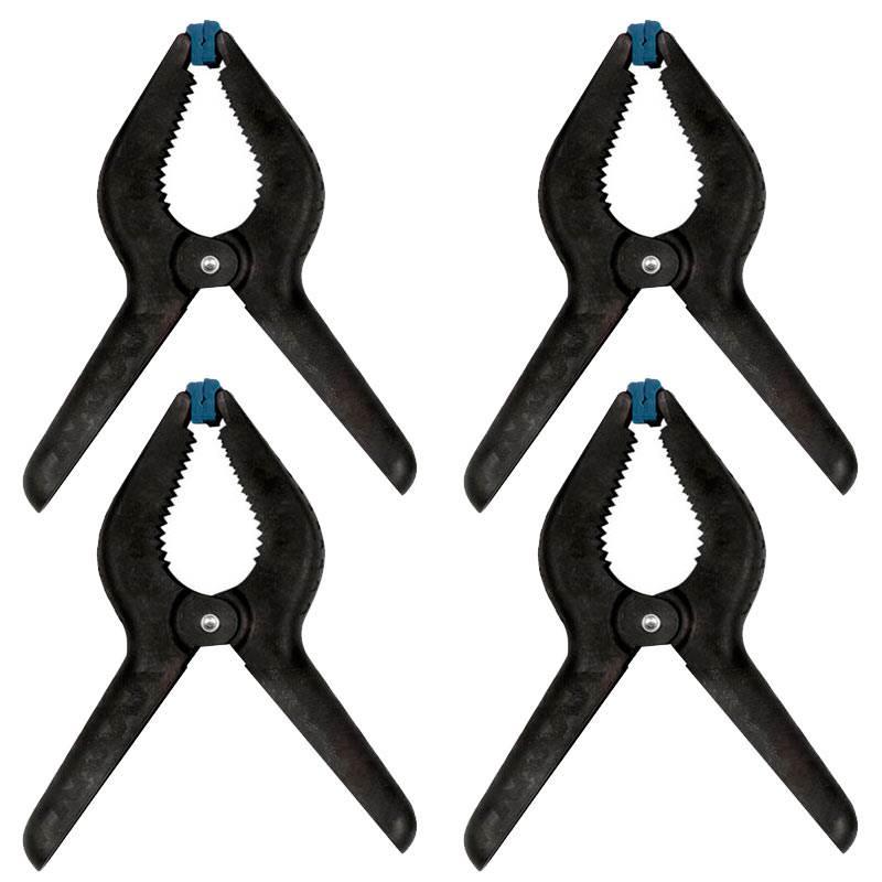 Grampo Multiuso 2 POL 50 MM Reforçado Kit com 4 Peças 7352 BRASFORT