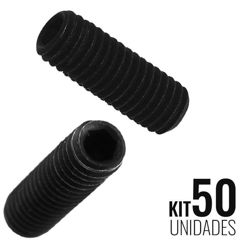 Parafuso Allen 8 X 20 MM s/ Cabeça Sextavado Interno Kit 50 Unidades PA225080201A TELLEP