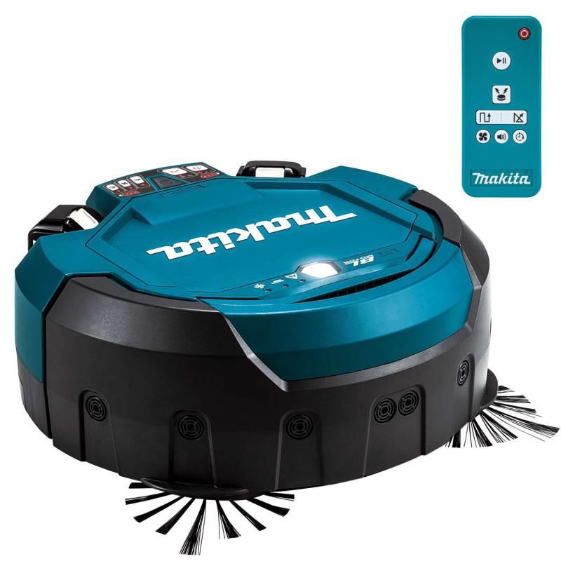 Robô Aspirador à Bateria 18V com Controle Remoto DRC200Z s/ Bateria e Carregador MAKITA