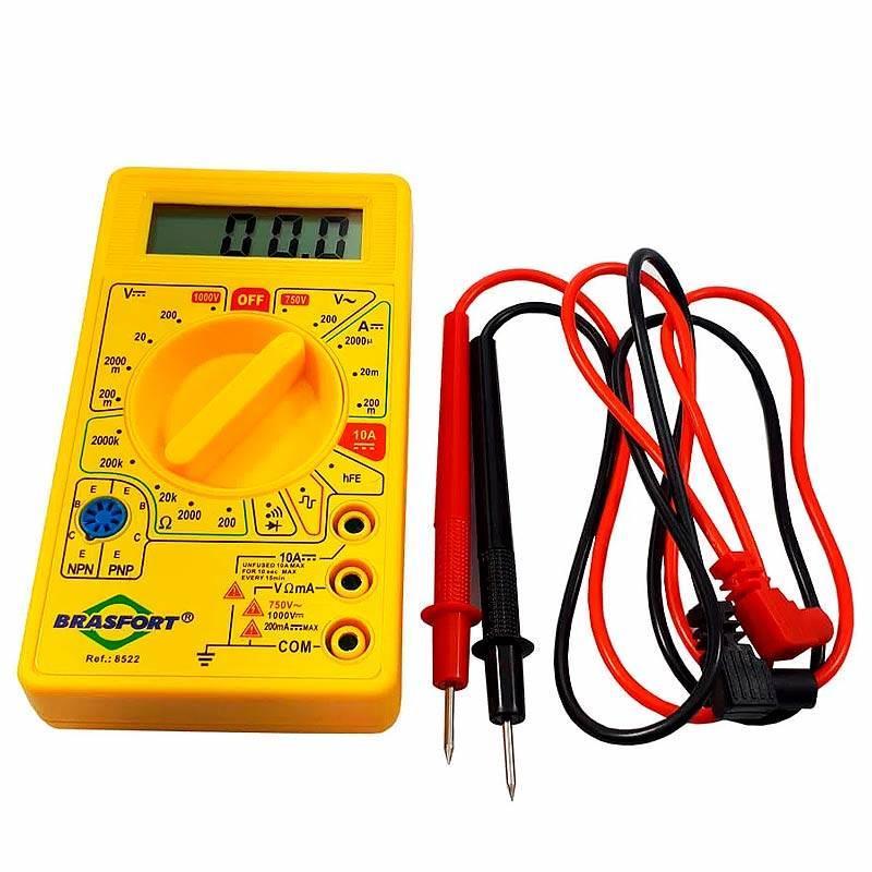 Multímetro Digital Portátil 8522 BRASFORT