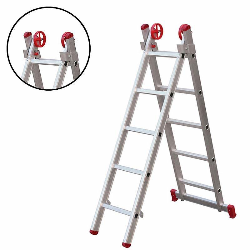 Escada de Alumínio Extensiva 10 Degraus 1.57 x 2.20 Metros ESC0614 BOTAFOGO