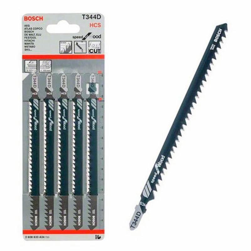 Lâmina para Serra Tico-Tico T344D com 5 Peças BOSCH