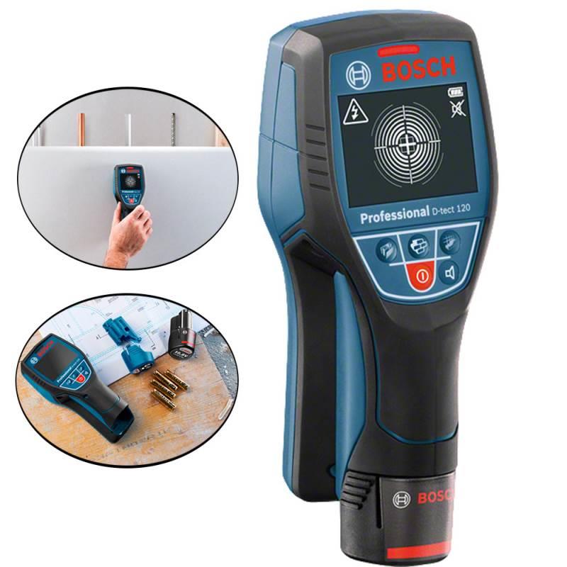 Detector de Materiais e PVC com Água D-TECT 120 BOSCH