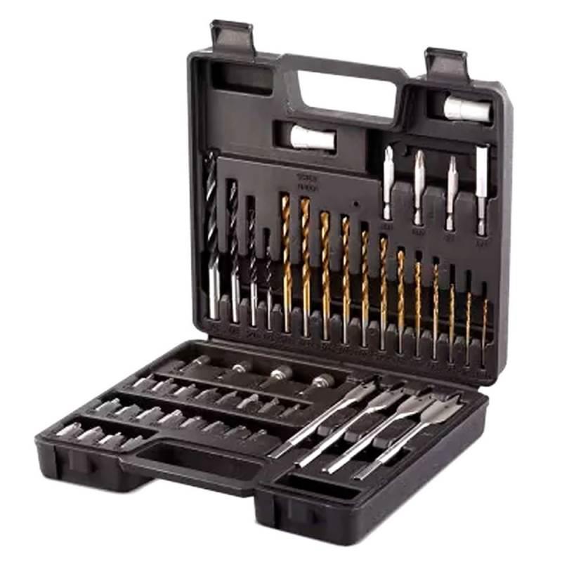 Estojo Kit Brocas Bits e Soquetes 50 peças HO062 MULTILASER