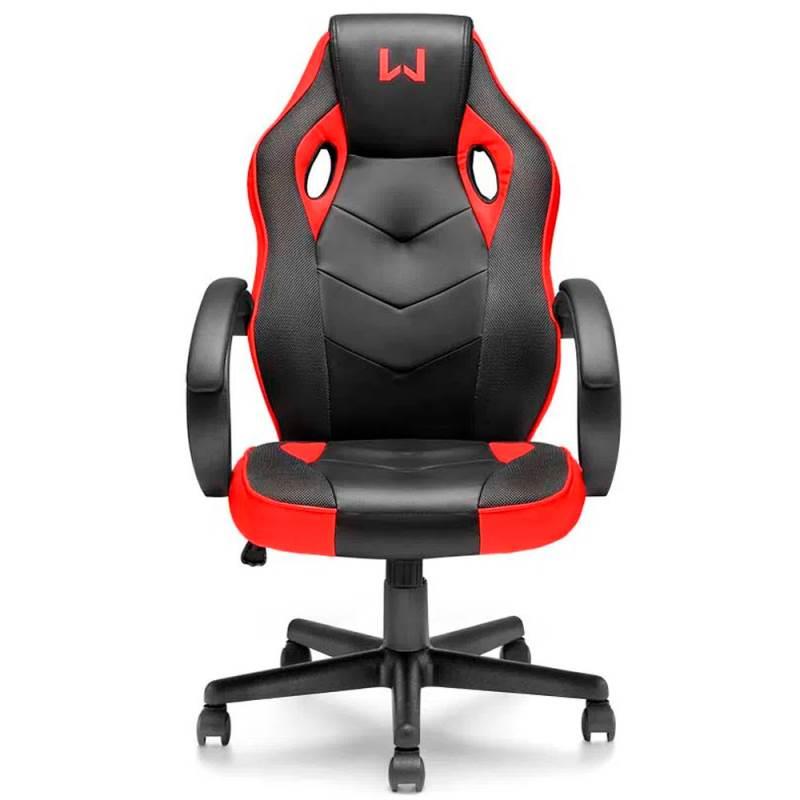 Cadeira Gamer Warrior Vermelha e Preta GA162 MULTILASER
