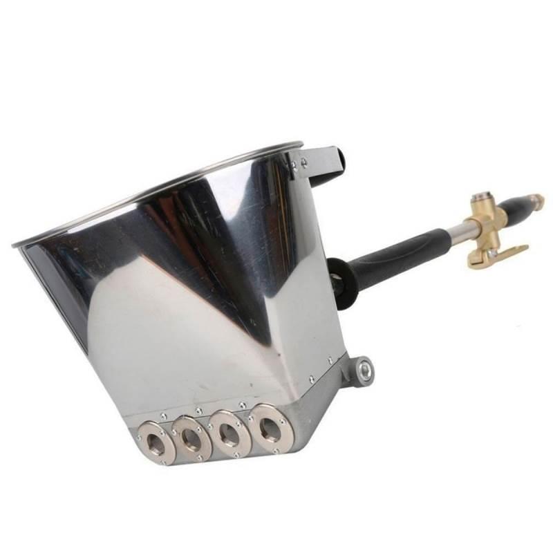 Pistola para Projeção de Argamassa com Caneca de Inox 3.5 Litros W517 BLACK JACK