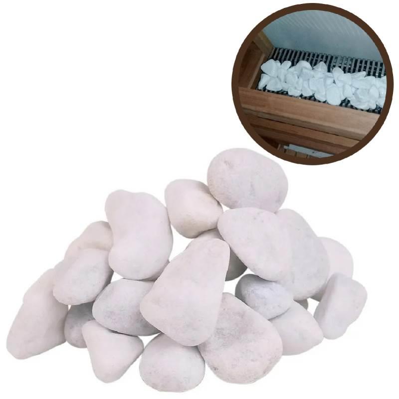 Pedra para Sauna Seca Pacote 5.0 KG Tipo Dolomita SODRAMAR