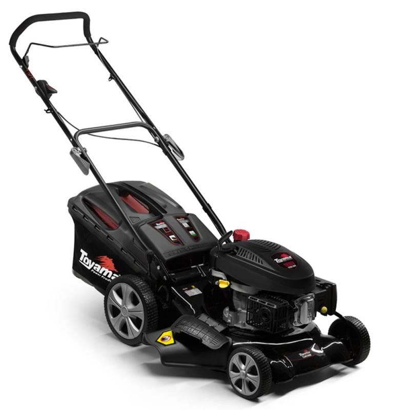 Cortador de Grama Gasolina 5.75 HP 4T TLM510RMS-60 com Recolhedor Saída Lateral TOYAMA