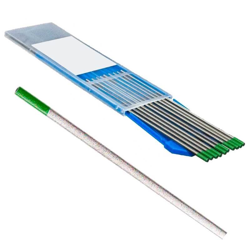 Eletrodo de Tungstênio 1.6 MM Puro Kit com 10 Unidades TECBRÁS